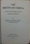 The Birth of China