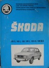 �KODA  - seznam n�hradn�ch d�l�