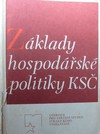 Z�klady hospod��sk� politiky KS�