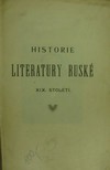 Historie literatury rusk� XIX. stolet�