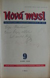 Nov� mysl (Teoretick� a politick� �asopis �V KS�)