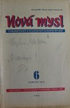 Nov� mysl (Teoretick� a politick� �asopis �V KS�)