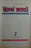 Nov� mysl (Teoretick� a politick� �asopis �V KS�)