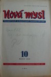 Nov� mysl (Teoretick� a politick� �asopis �V KS�)