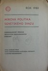M�rov� politika sov�tsk�ho svazu - Chronologick� p�ehled d�le�it�ch mezin�rodn�ch ud�lost�