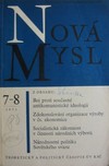 Nov� mysl (Teoretick� a politick� �asopis �V KS�)