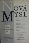 Nov� mysl (Teoretick� a politick� �asopis �V KS�)