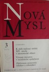 Nov� mysl (Teoretick� a politick� �asopis �V KS�)