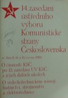 14. zased�n� �st�edn�ho v�boru Komunistick� strany �eskoslovenska ve dnech 14. a 15. �ervna 1989