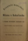 Orienta�n� mapa M�ena v Koko��nsku