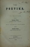 �esk� poetika