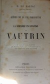 La derni�re incarnation de Vautrin