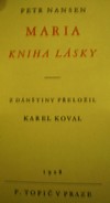 MARIA kniha l�sky