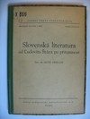 Slovensk literatura od Ludovta tra po ptomnost