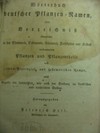 Worterbuch deutscher pflanzen