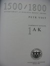 Bohemika 1500-1800     1-3       katalog knih