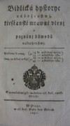 Biblick� hystorye n�bo�enstv�, k�e�ansk� mravn� u�en�, a pozn�n� d�vod� n�bo�enstv�
